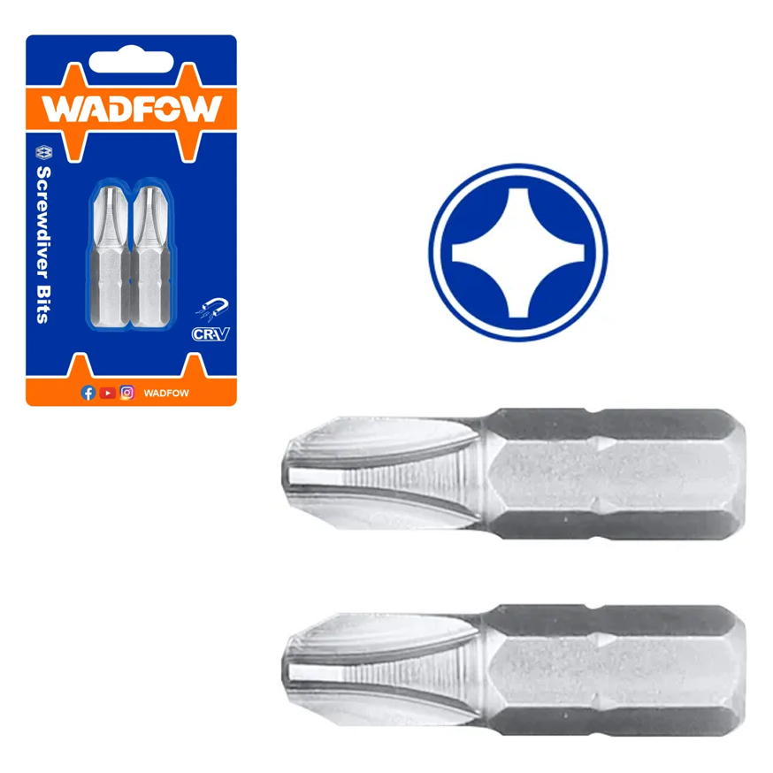 Wadfow WSV1K12 Screwdriver Bit PH2 25mm | Wadfow by KHM Megatools Corp. Wadfow WSV1K12 Screwdriver Bit PH2 25mm | Wadfow by KHM Megatools Corp.